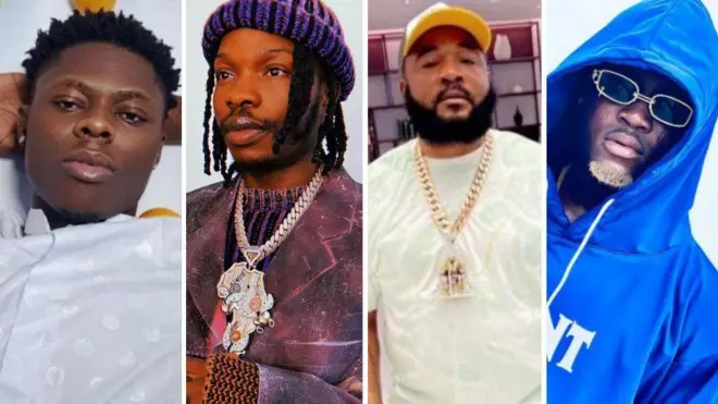 Naira Marley, Sam Larry go remain for detention as police declare Primeboy wanted