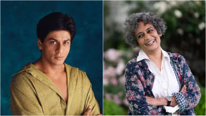 शाहरुख खान आणि अरुंधती रॉय