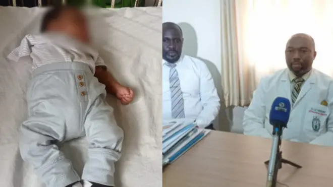 Nwata ọnwa abụọ nna ya kụjiri aka