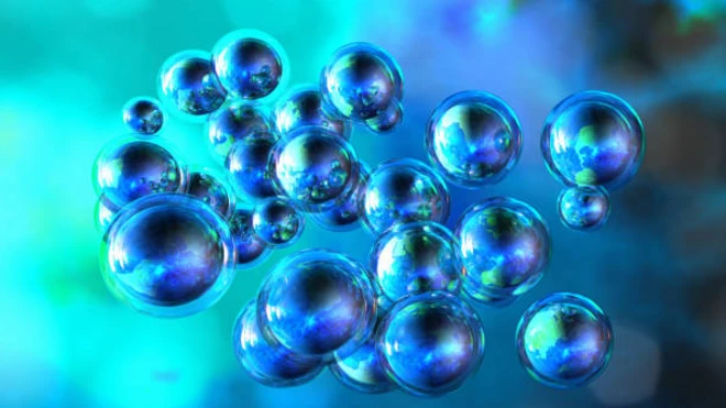 ฟองสีฟ้า