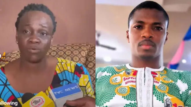 Iyawo oloogbe John Olalere wọ aṣọ ankara, oloogbe John Olalere naa wọ buba ankara