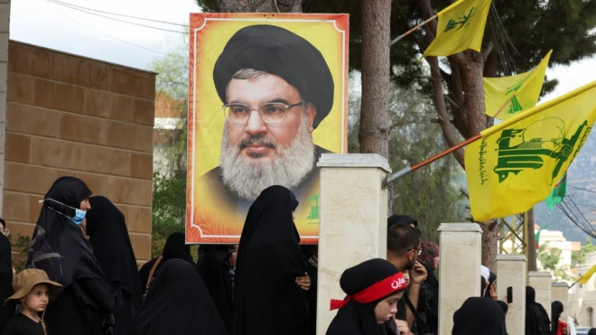 صورة لحسن نصر الله