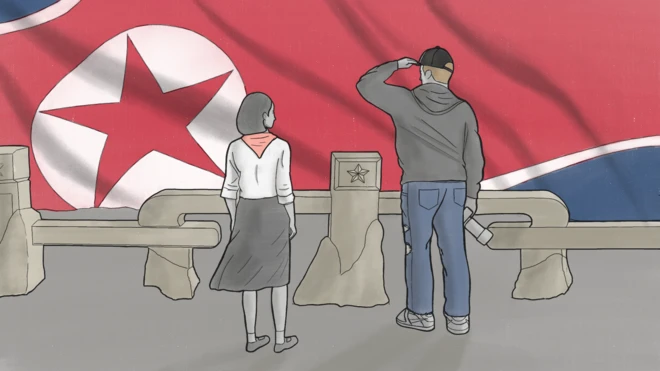 탈북 디자이너 강지현 씨는 백두산에서 찢어진 청바지를 입은 외국인을 보고 패션에 눈을 뜨게 됐다