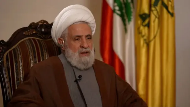 نعيم قاسم نائب الأمين العام لحزب الله