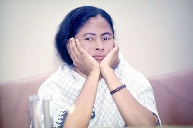 মমতা ব্যানার্জী, ১৯৯৫ সালে দিল্লিতে তোলা ছবি