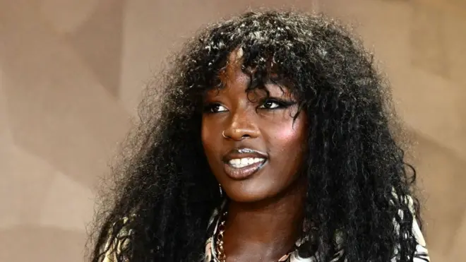 Kenyan actress, Elsa Majimbo speaks during The Wall Street Journal's WSJ Tech Live Conference in Laguna Beach, California on October 17, 2023.