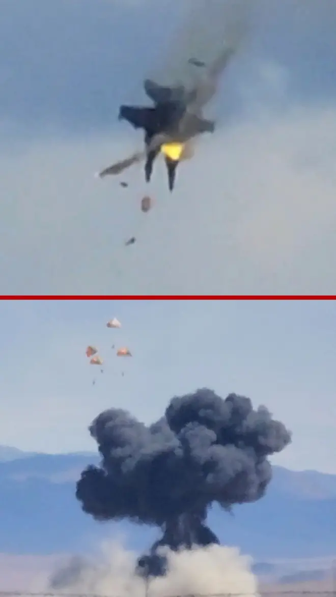 Sudar vojnih aviona u Americi