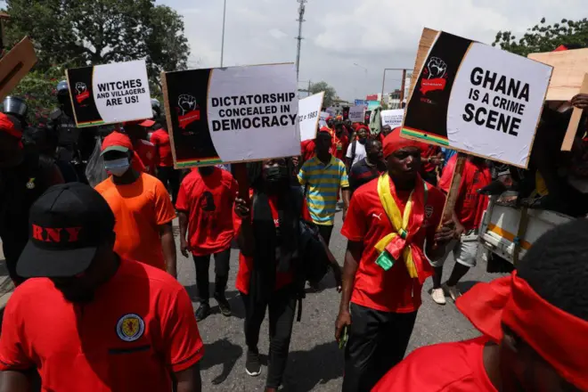 Ghana protest cost of living 