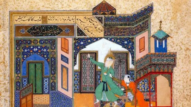 یک نقاشی از بهزاد