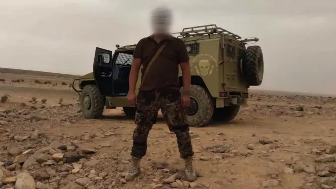 एक वाग्नर लडाकु 