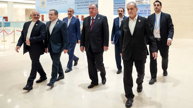 پزشکیان، عراقچی و رحمان در اجلاس شانگهای