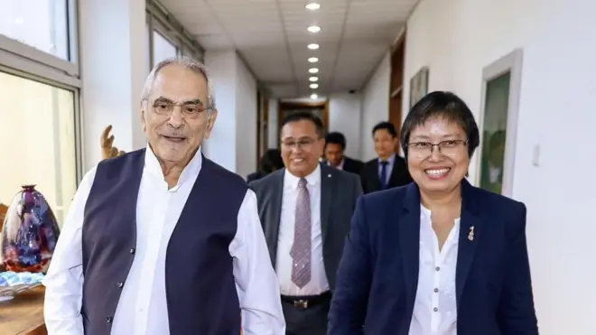 တီမောအစိုးရသစ် ကျမ်းသစ္စာကျိန်ဆိုပွဲကို တက်ရောက်တဲ့ NUG နိုင်ငံခြားရေးဝန်ကြီးနဲ့ တီမောသမ္မတ 