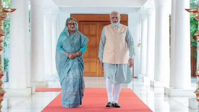 షేక్ హసీనా, నరేంద్ర మోదీ