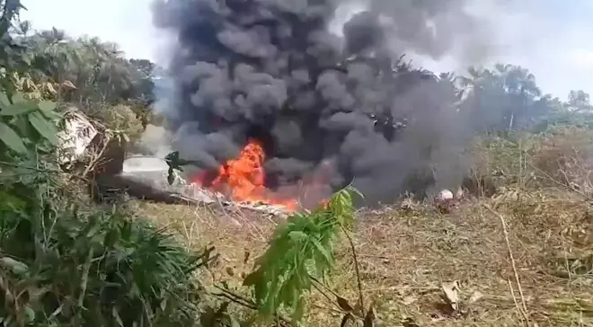 कोलंबिया विमान अपघात 