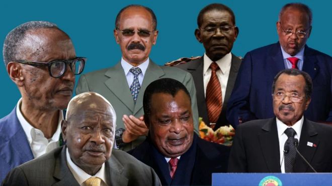 Abakuru b'ibihugu vya Afrika basaziye ku butegetsi