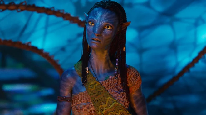 A still image from Avatar: Fire and Ash