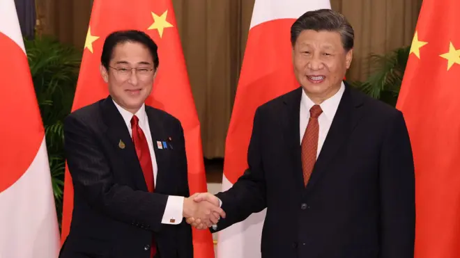 కిషిదా, షీ జిన్‌పింగ్