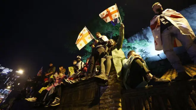 Европейский марш в Тбилиси 11 мая 2024 года 