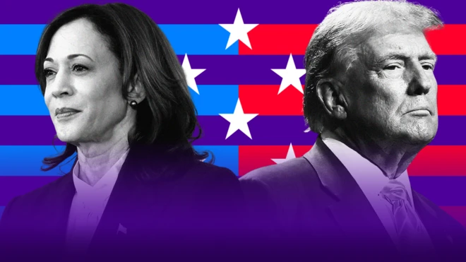 Bà Harris và ông Trump
