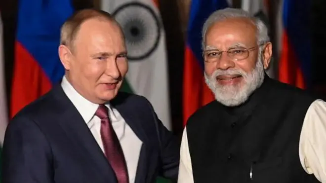 వ్లాదిమిర్ పుతిన్, నరేంద్ర మోదీ