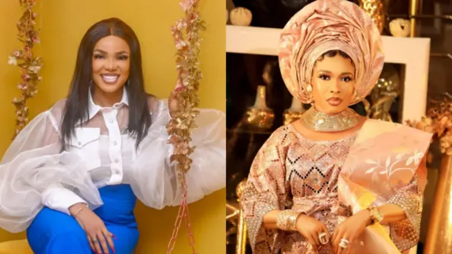 Aworan Iyabo Ojo ati Lizzy Anjorin