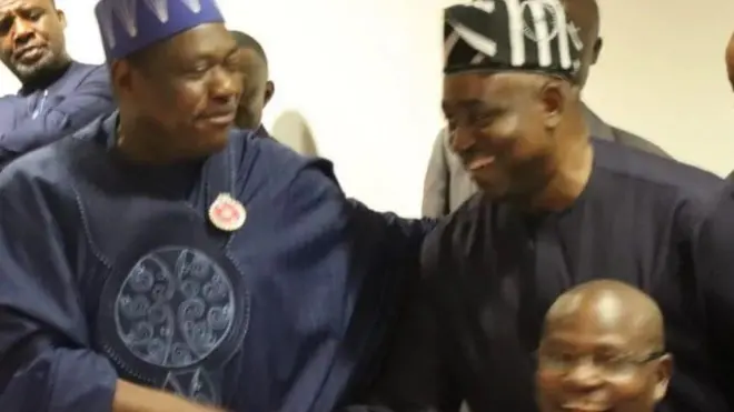 Gomina tẹlẹ meji ni Benue, George Akume ati Gabriel Suswam