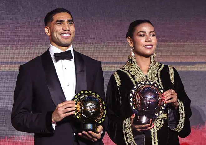 Achraf Hakimi na Ghizlane Chebbak