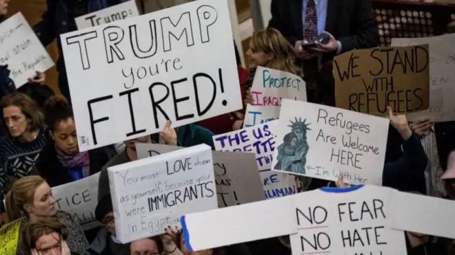 የጉዞ ዕገዳ ተቃውሞ