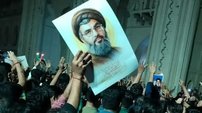 लखनऊ में शिया मुसलमानों ने विरोध प्रदर्शन किया