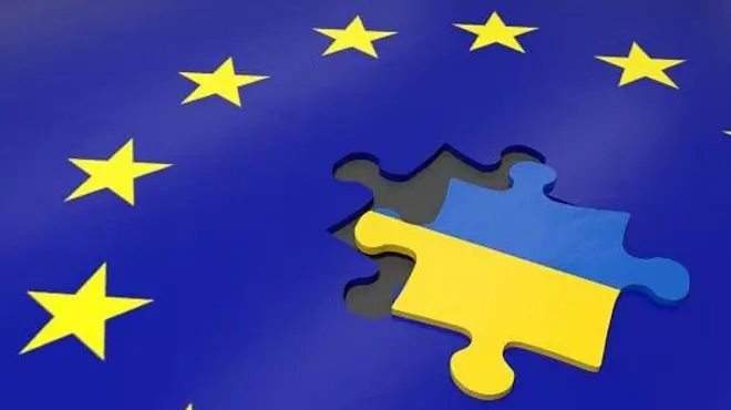 пазл з Україною та ЄС
