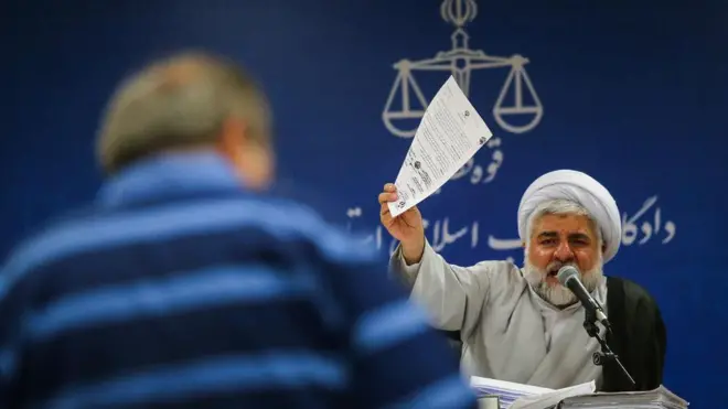 محمد مقیسه در دادگاه