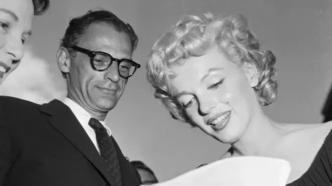 Marilyn Monroe and Arthur Miller