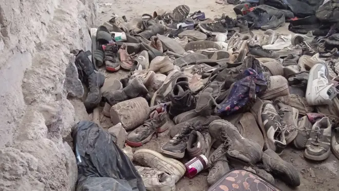 Rancho Izaguirre: las estremecedoras fotografías del "centro de exterminio y reclutamiento" a manos del crimen organizado que fue hallado en México - BBC News Mundo
