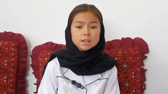 아프가니스탄 6학년 여학생