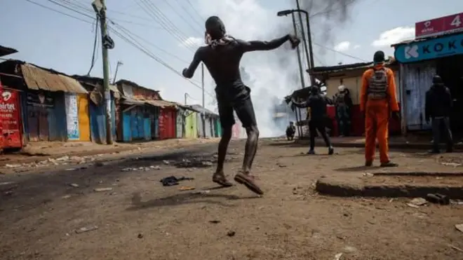 Uwuri mu myiyerekano muri Kenya 