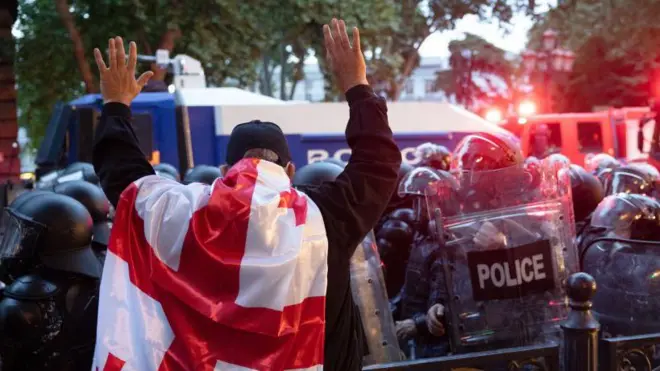 Протесты в Тбилиси