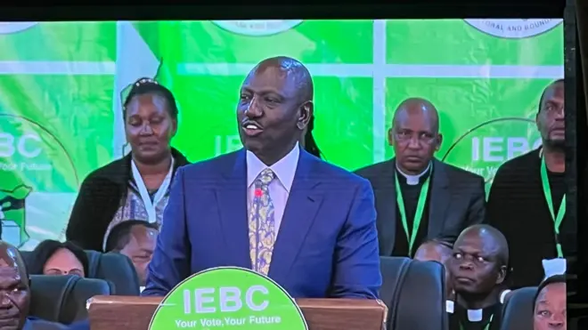 William Ruto madaxweynaha la doortay ee Kenya