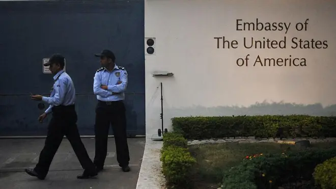 দিল্লিতে যুক্তরাষ্ট্রের দূতাবাস