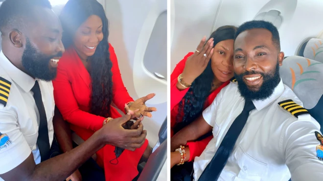 S﻿ylvester Oguguomobi and im fiancee Ada