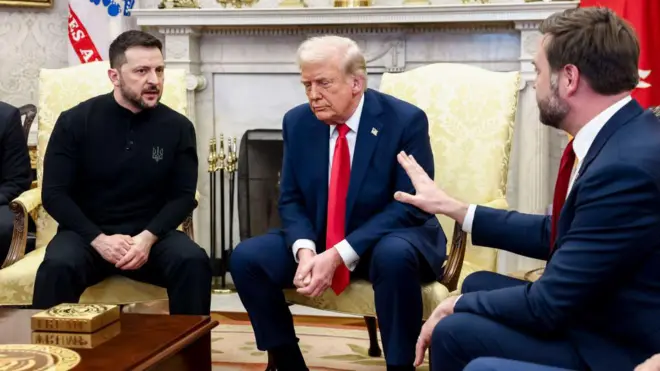 Зеленський, Трамп, Венс