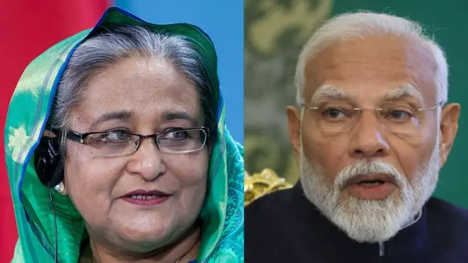 शेख हसीना, नरेंद्र मोदी