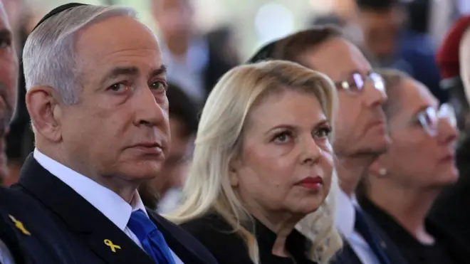 Binyamin Netanyahu ve eşi Sara Netanyahu