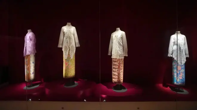 Kebaya on museum display