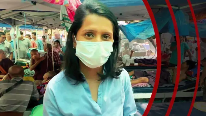 在缅甸军政府的限制之下，BBC记者只能通过暗访形式前往受灾最严重的曼德勒市，记录强震留下的可怕创伤。