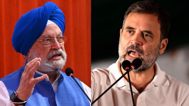 लोकसभा में राहुल गांधी ने एपस्टीन फ़ाइल को केंद्रीय मंत्री हरदीप पुरी से जोड़ा तो उन्होंने प्रेस कॉन्फ़्रेंस कर उनको जवाब दिया. 