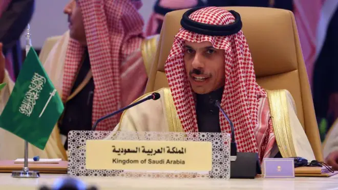 विदेश मंत्री प्रिंस फ़ैसल बिन फ़रहान 