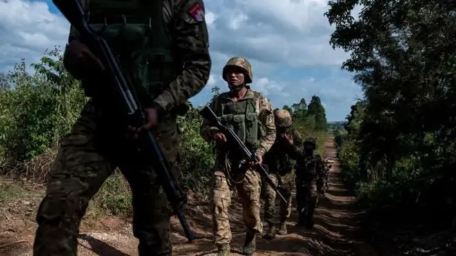 মিয়ানমারের সেনাবাহিনী।