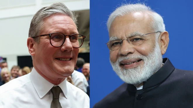 starmer, Modi