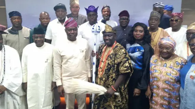 Seyi Makinde, Alaafin Abimbola Owoade ati awọn afẹnifẹre