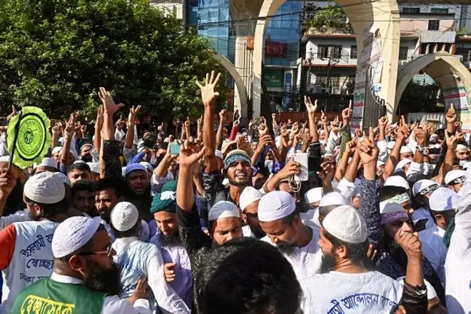 ढाका में प्रदर्शन (फ़ाइल फोटो)